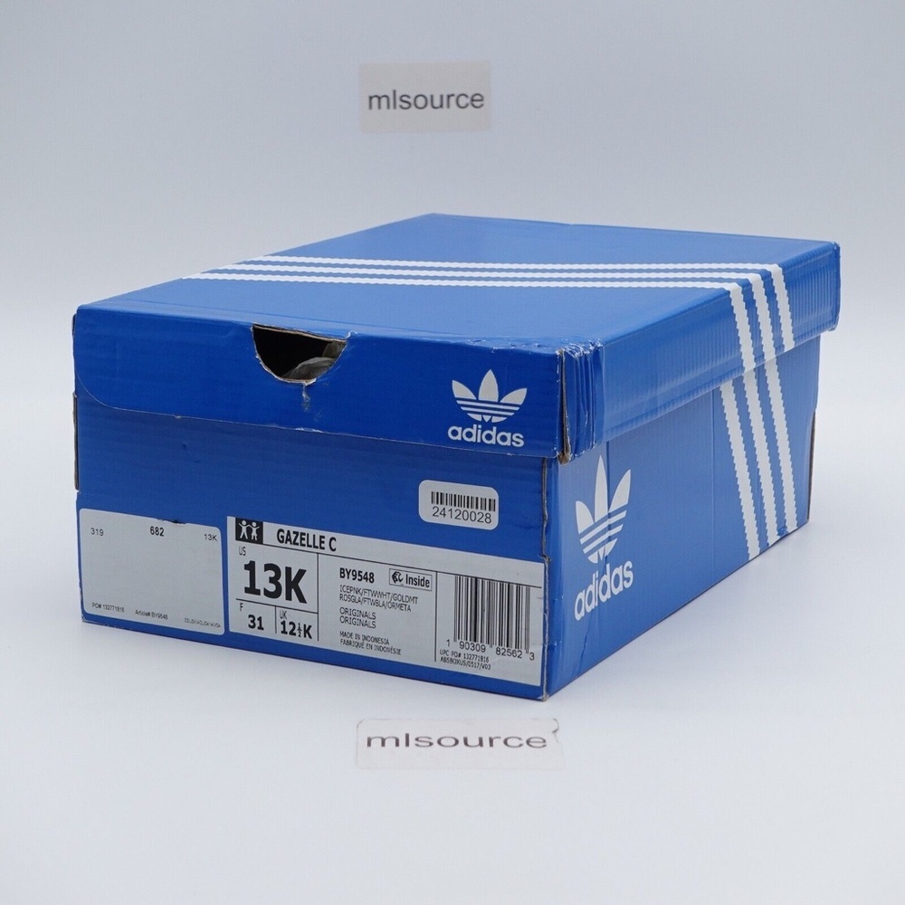 NEW adidas Originals Gazelle Sneakers BY9548 Icey Pink - Picture 8 of 16